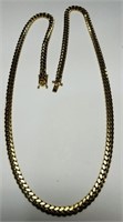 A MASSIVE 14KT YELLOW GOLD 61.80GRS 24 INCH  C