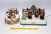 Wonderland Bear Band Christmas musical display &