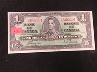 1937 Can dollar bill