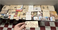 Ephemera valentines postcards ticket stubs more