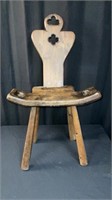 Antique birthing chair