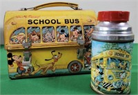 Disney’s School Bus Lunch Box w/ Thermos