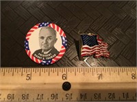President Harry S. Truman Union Made Pin &