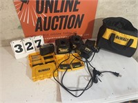 DeWalt Chargers, Battery and Carry Bag