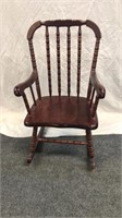 Vintage children’s rocking chair