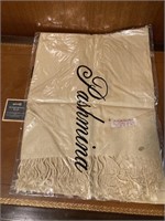 Pashmina Cashmere Scarf, New In Packaging
