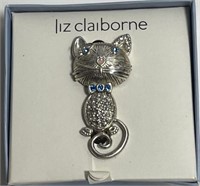 LIZ CLAIBORNE CAT BROOCH