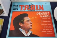 JOHNNY CASH THE BLUE TRAIN LP