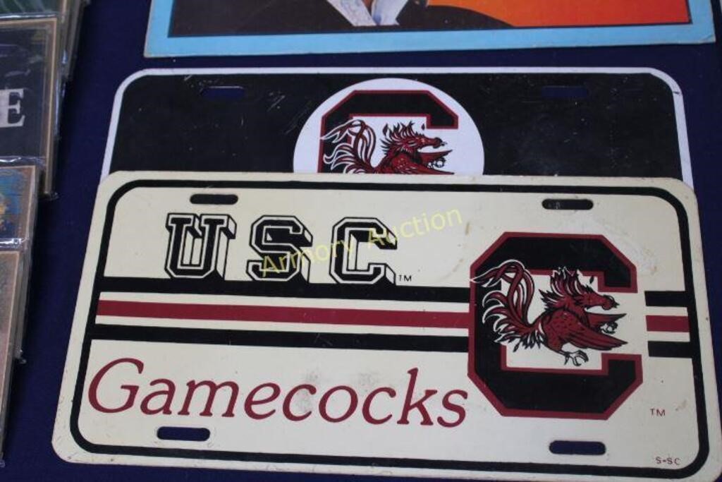 USC GAMECOCK LICENSE TAGS