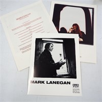 Sub Pop Records Mark Lanegan Promo Sheet & Pics