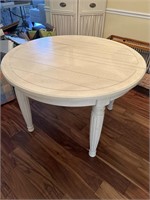 4 Leg Table with Leaf - 44” w x 29” - 20” leaf