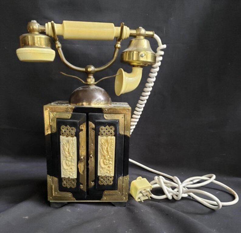 Vintage Asian style rotary phone