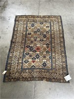 Antique Kazak handmade rug