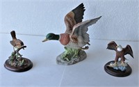 Royal Crown Signed Duck & Eagle & Bird Figurine