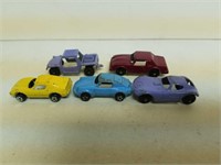 Vintage Tootsie Metal Car Lot Of 5 BR5S2