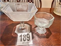 Vintage Glass Compotes(Den)