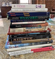 Large Lot of Assorted State of Texas Books,