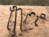 Pry bars and clevis