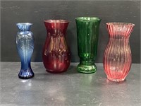 Colored Glass Vases