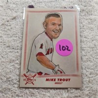 2018 Big League Charicature Mike Trout