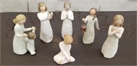 Lot of 6 Willow Tree Angels