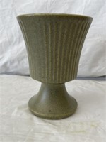 Vintage McCoy Pottery Floraline Pedestal Vase