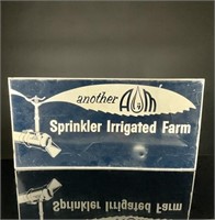 AM Sprinkler Irrigated Sprinkler Metal Farm Sign