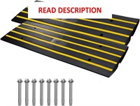 VEVOR 2-Pack Rubber Curb Ramps  2.5 Inch High
