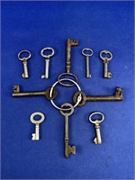 Old Vintage Antique Keys