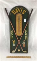 Davis Golf Clubs Thermometer