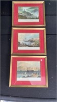 Set Of 3 Pictures Of Old Canada