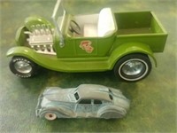 Hubley toy car, and a Nylint roadster