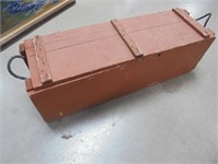 Wood ammo style box