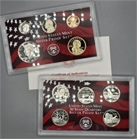 2001 U.S. Silver Proof Set