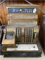 No. 1064-G Brass Store Cash Register
