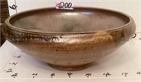 POTTERY BOWL, SIGNED