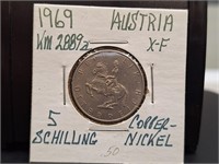 1969 Austrian coin