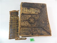 1886 Antique Holy Bible Leather