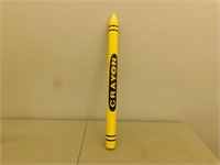 Yellow Crayon Piggy Bank - 36" long