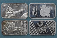 4 - 1ozt Silver .999 (4ozt TW) Bars