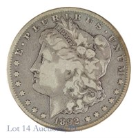 1892-S Silver Morgan Dollar