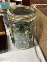 Marbles in jar