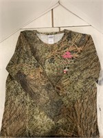 (5x Bid) Ladies XL Camo T-Shirt Long Sleeve