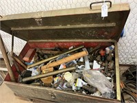 Metal Job Box with Contents