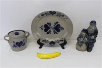 Trio of Rowe Pottery Works