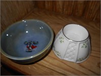 2 Irish Porcelain Pieces