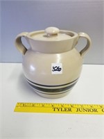 Marshall Pottery Jar w/Lid 7" tall