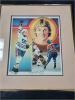 Wayne Gretzky Autographed Print