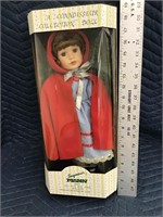 Little Red Riding Hood Porcelain Doll New in Box