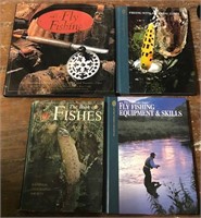 Lot of 4 Fish / Fly Fishing Lures Equipment Books